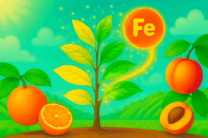 افزایش کلروفیل و سبزینگی گیاه با تغذیه اصولی آهن