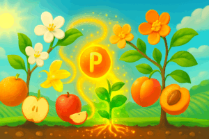 افزایش گلدهی و تبدیل گل به میوه با کودهای فسفر بالا