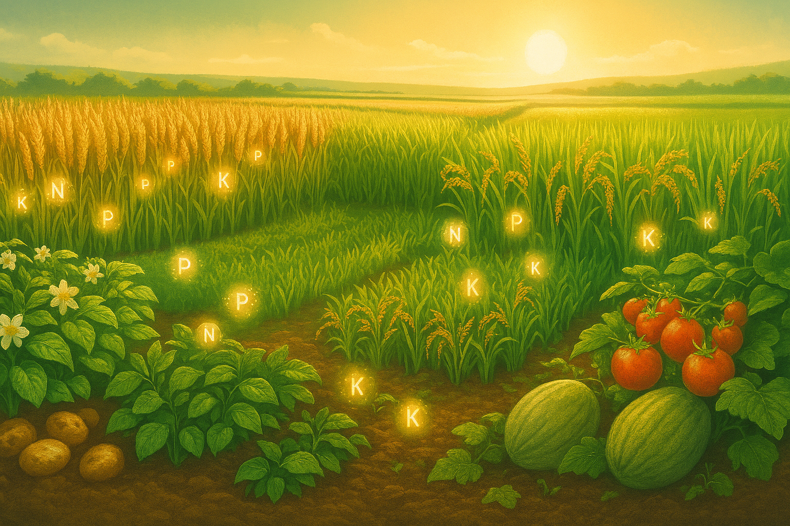 بررسی کامل کود 20-20-20 و کاربرد آن در محصولات مختلف با محصولات برند حیات سبز سبحان.