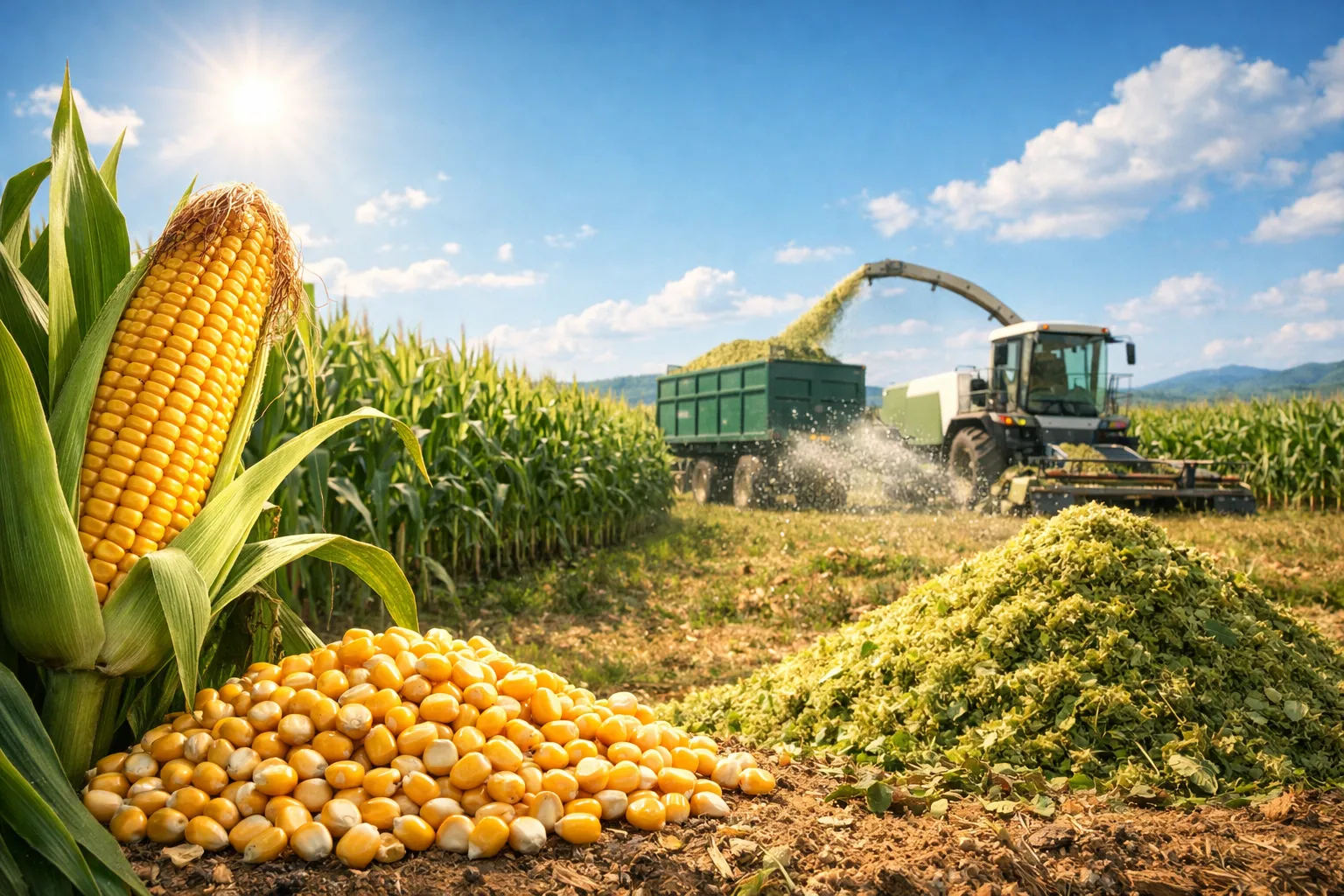 برنامه تغذیه ذرت برای افزایش تناژ دانه‌ای و علوفه‌ای