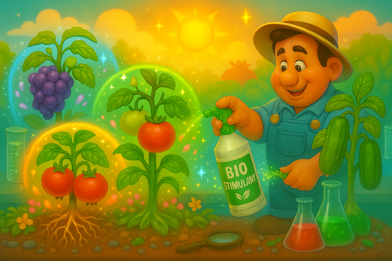 معرفی محرک‌های رشد طبیعی و محصولات برند حیات سبز سبحان برای افزایش کیفیت و عطر محصولات کشاورزی.