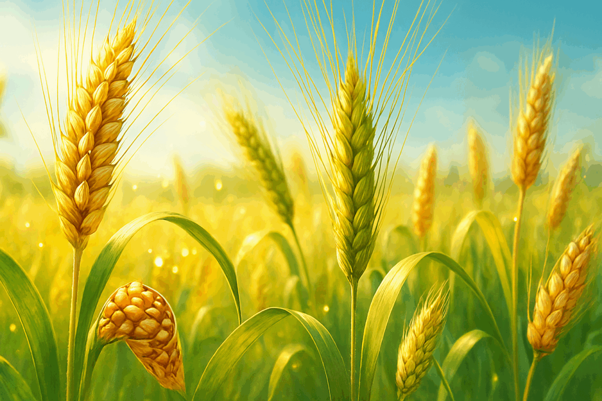 بررسی نقش مدیریت صحیح کودهای نیتروژنه در افزایش پروتئین دانه غلات با محصولات حیات سبز سبحان.