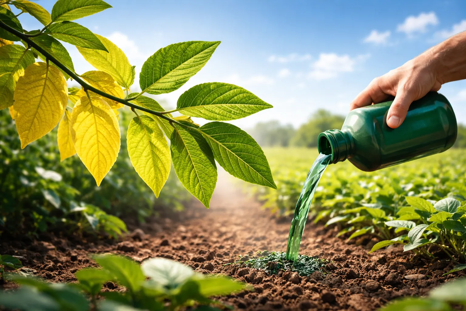 درمان قطعی زردی برگ