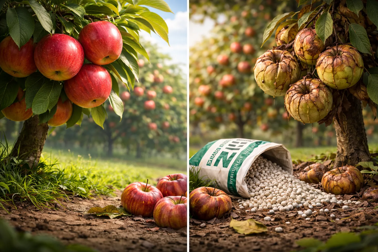 عوارض مصرف بیش از حد کود ازت