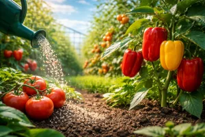 کود مخصوص گوجه فرنگی و فلفل: برنامه تغذیه تخصصی گلخانه