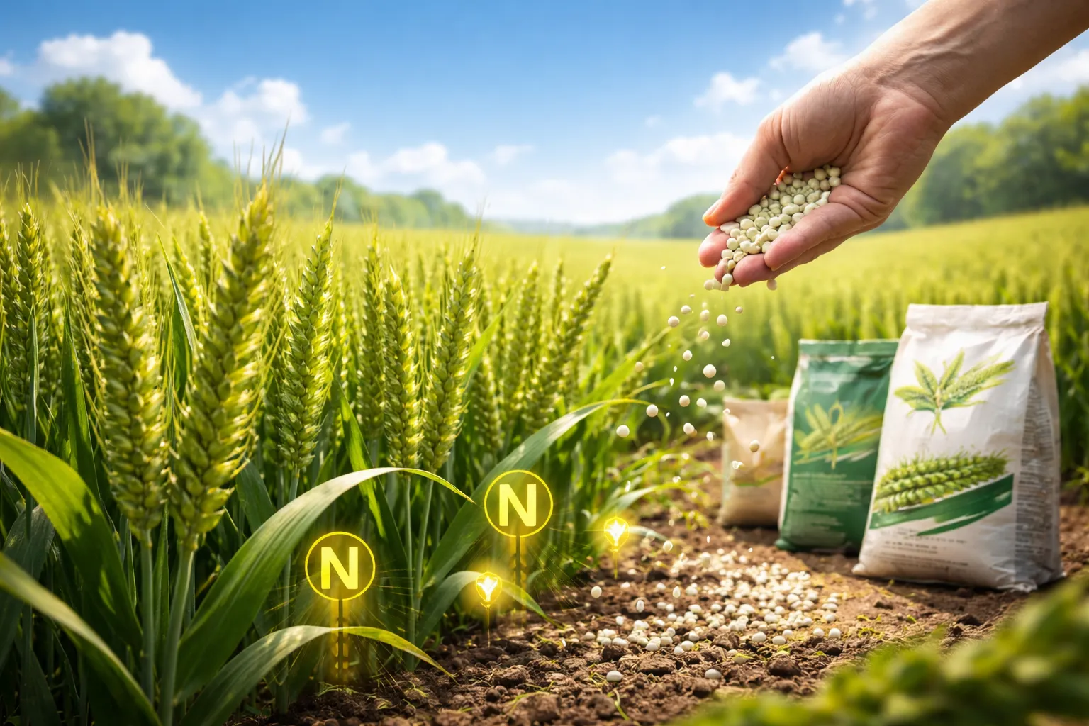 افزایش پروتئین دانه غلات