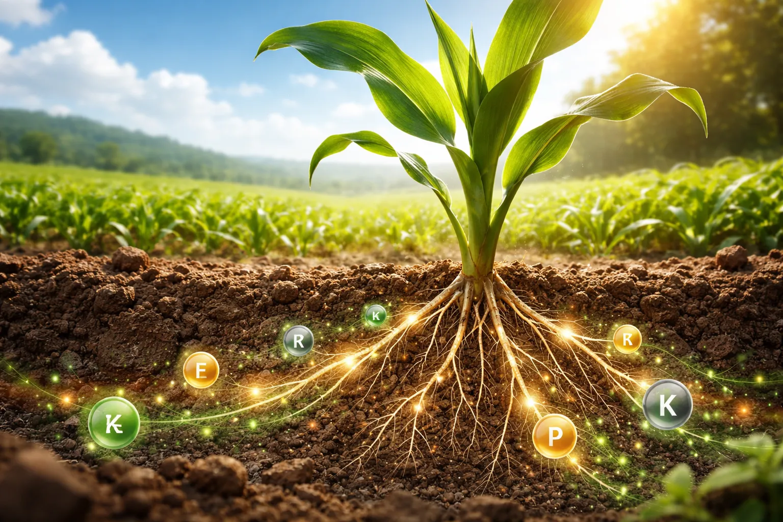 جذب عناصر غذایی در خاک‌های قلیایی