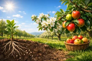 بهترین زمان مصرف کود فسفر بالا برای درختان میوه چه زمانی است؟