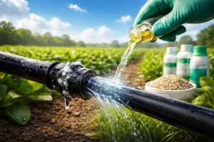 چگونه رسوب نازل‌های آبیاری قطره‌ای را باز کنیم؟ (نقش کودهای اسیدی)